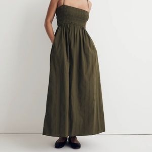 Madewell Theo Sleeveless Midi Dress EUC